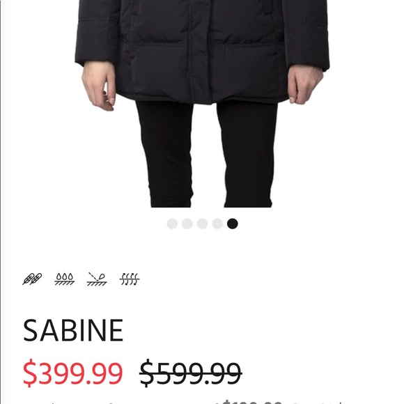 Oopkpik winter coat SABINE duck down small - Picture 2 of 16